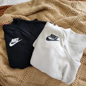 2 nike sweatshirts sz s & m